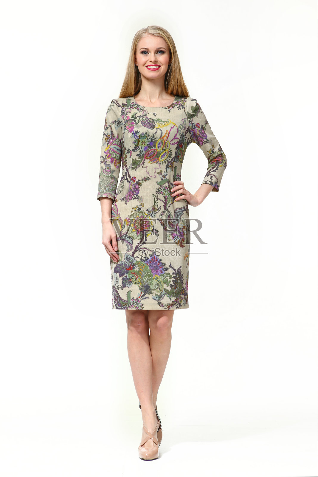 美丽忙碌的女人时装模特照片摄影图片