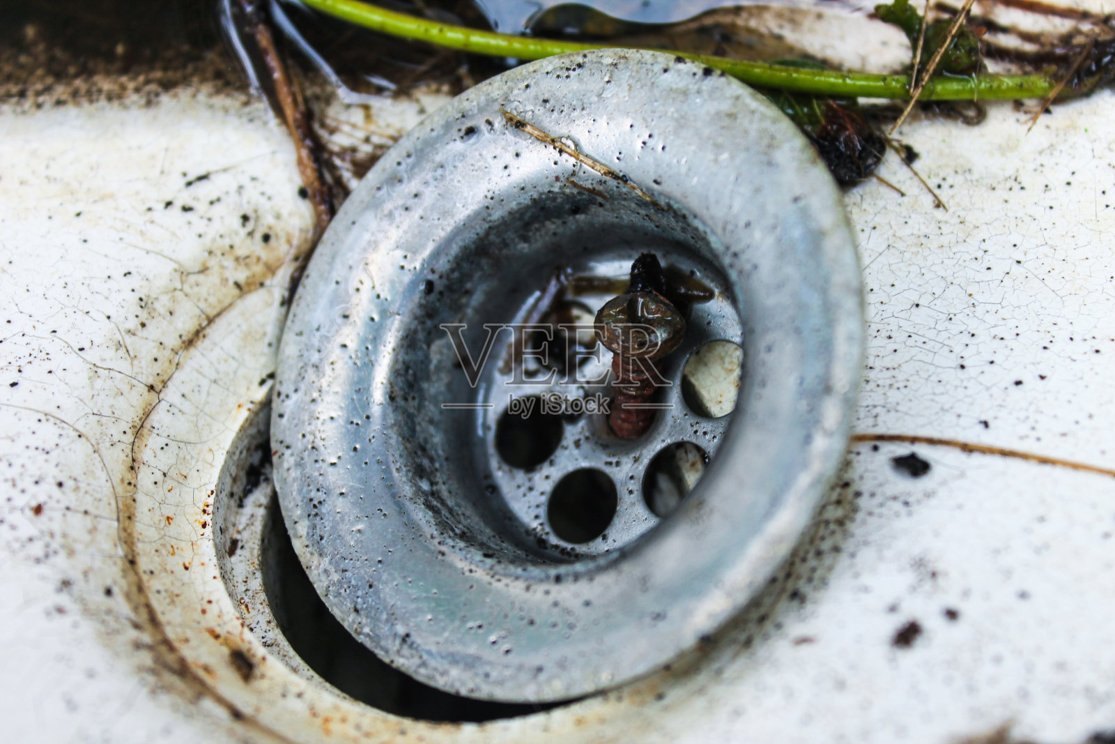肮脏的复古的水槽照片摄影图片