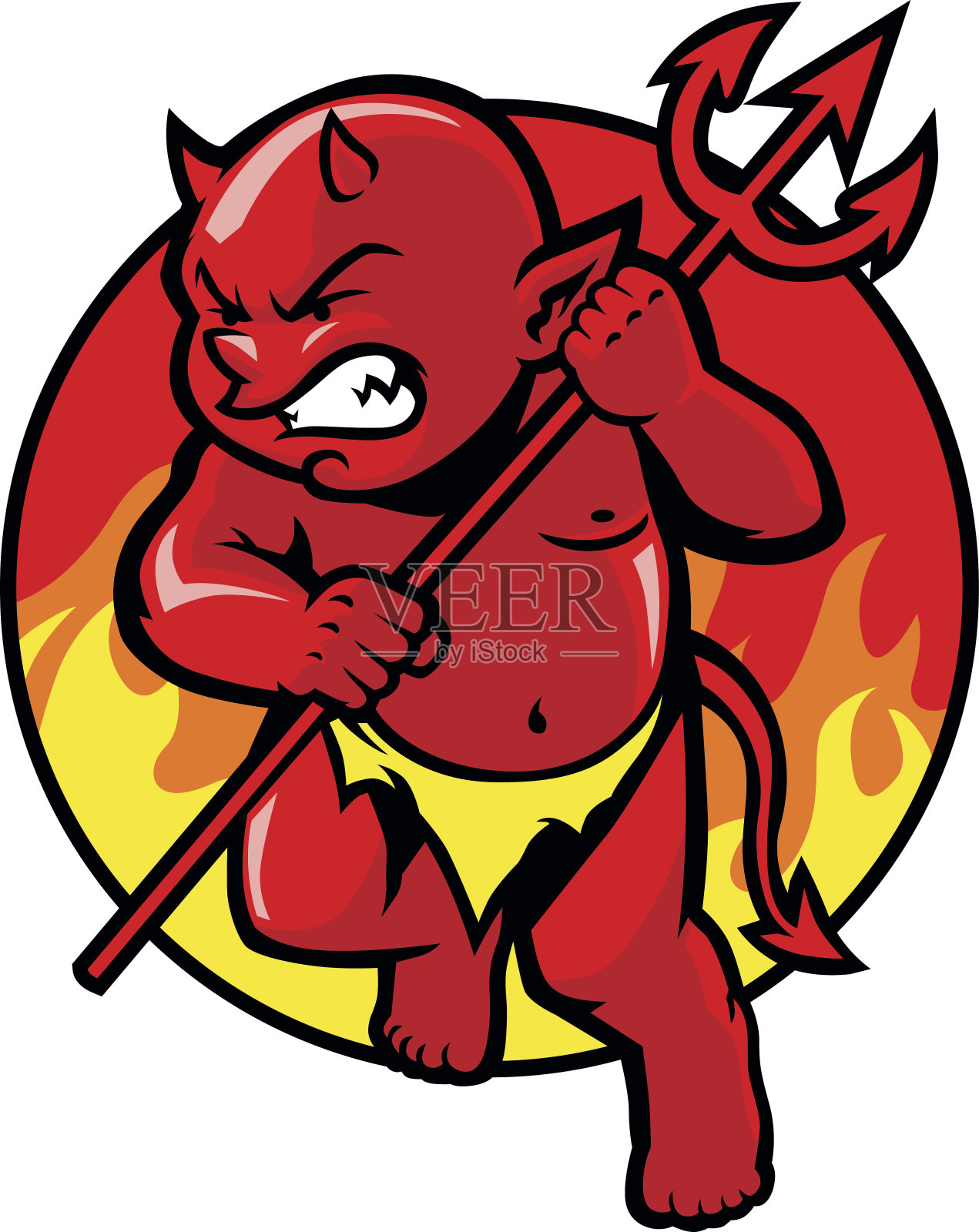 魔鬼的男孩设计元素图片