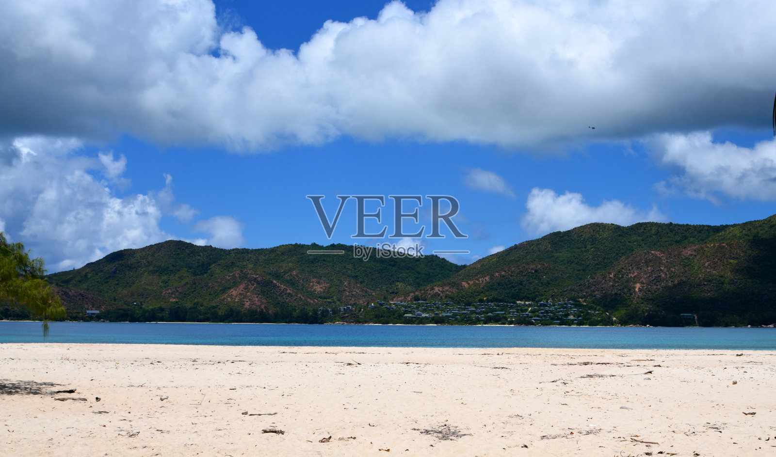 塞舌尔群岛。普拉兰岛照片摄影图片