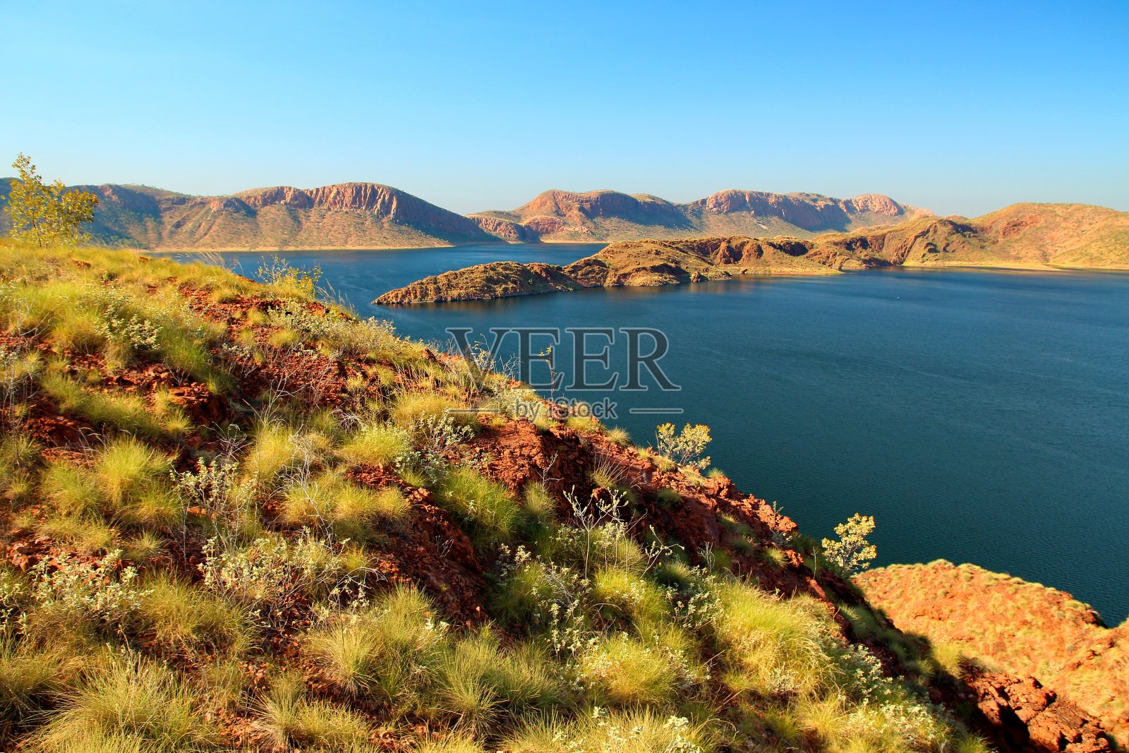 澳大利亚内陆阿盖尔湖照片摄影图片