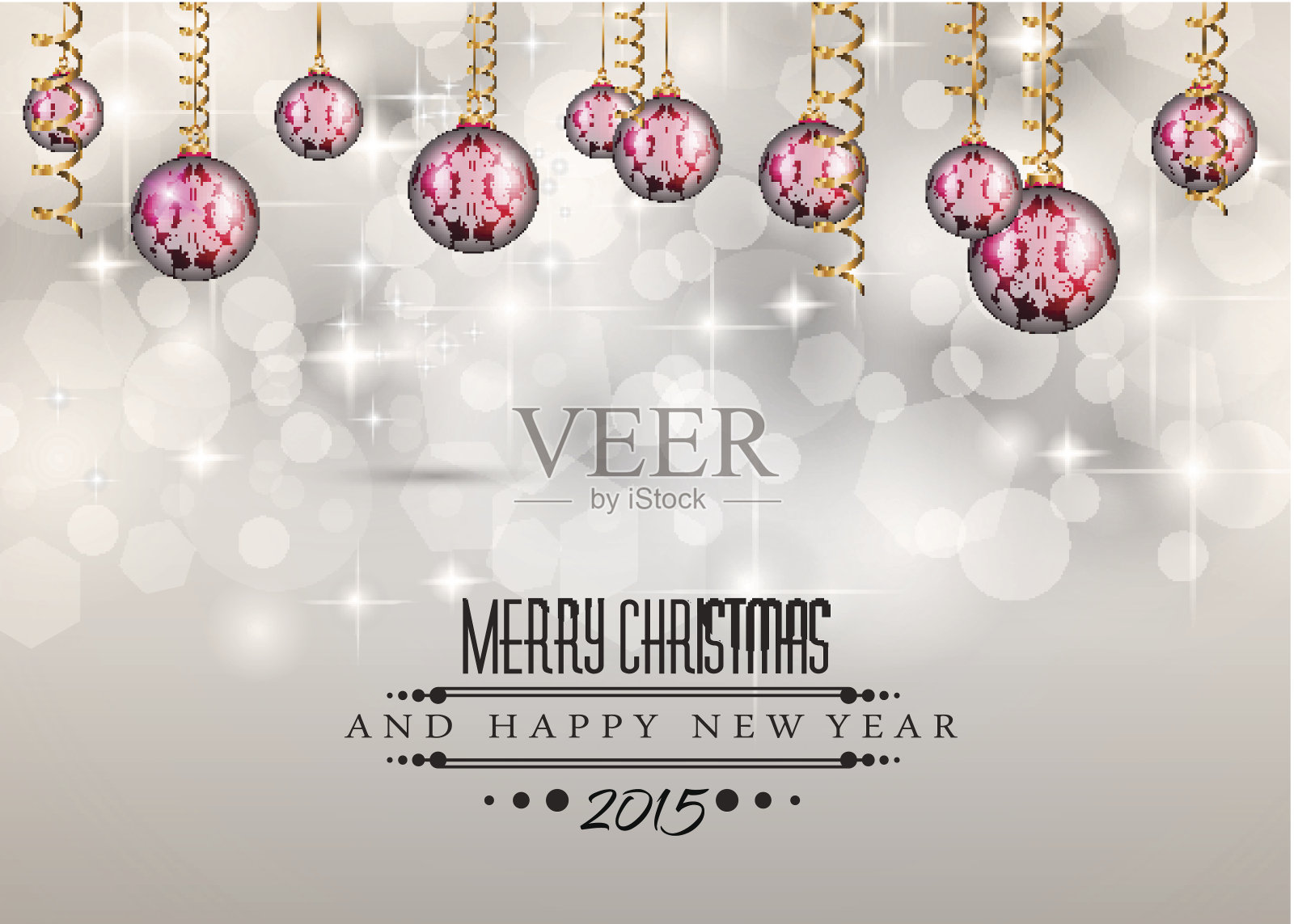 圣诞快乐，新年快乐设计模板素材