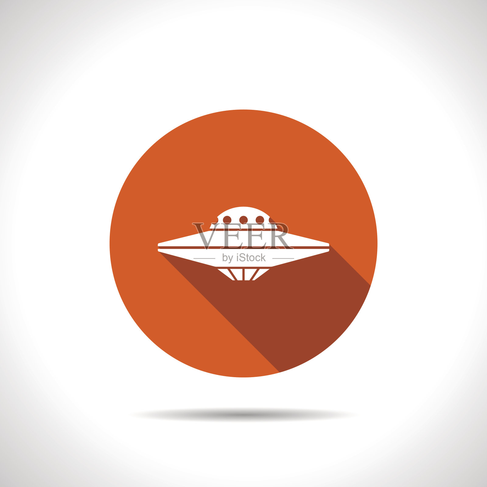 飞碟图标插画图片素材