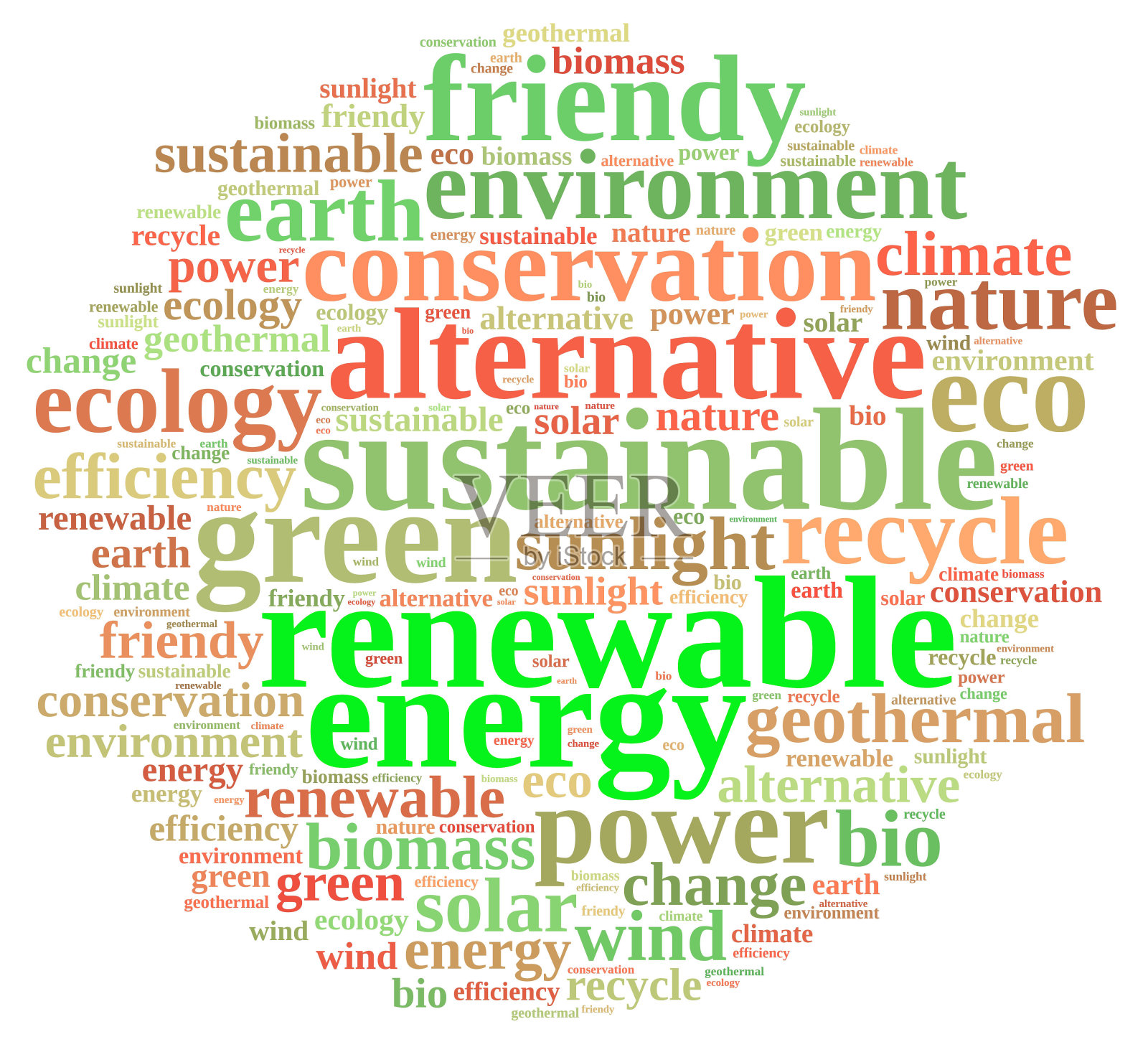 可再生能源。照片摄影图片