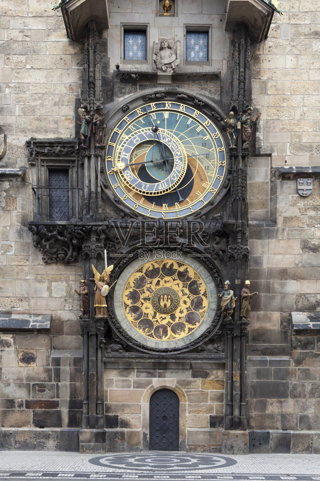 布拉格的天文钟照片摄影图片
