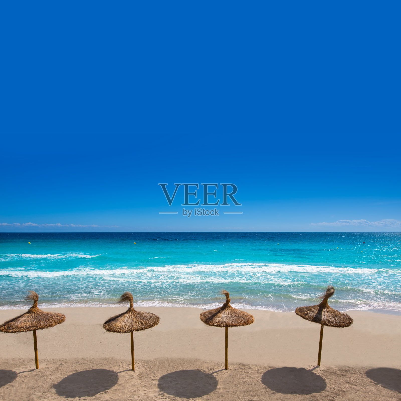 巴利阿里群岛Es Mitjorn Gran的Menorca Platja Sant Tomas照片摄影图片