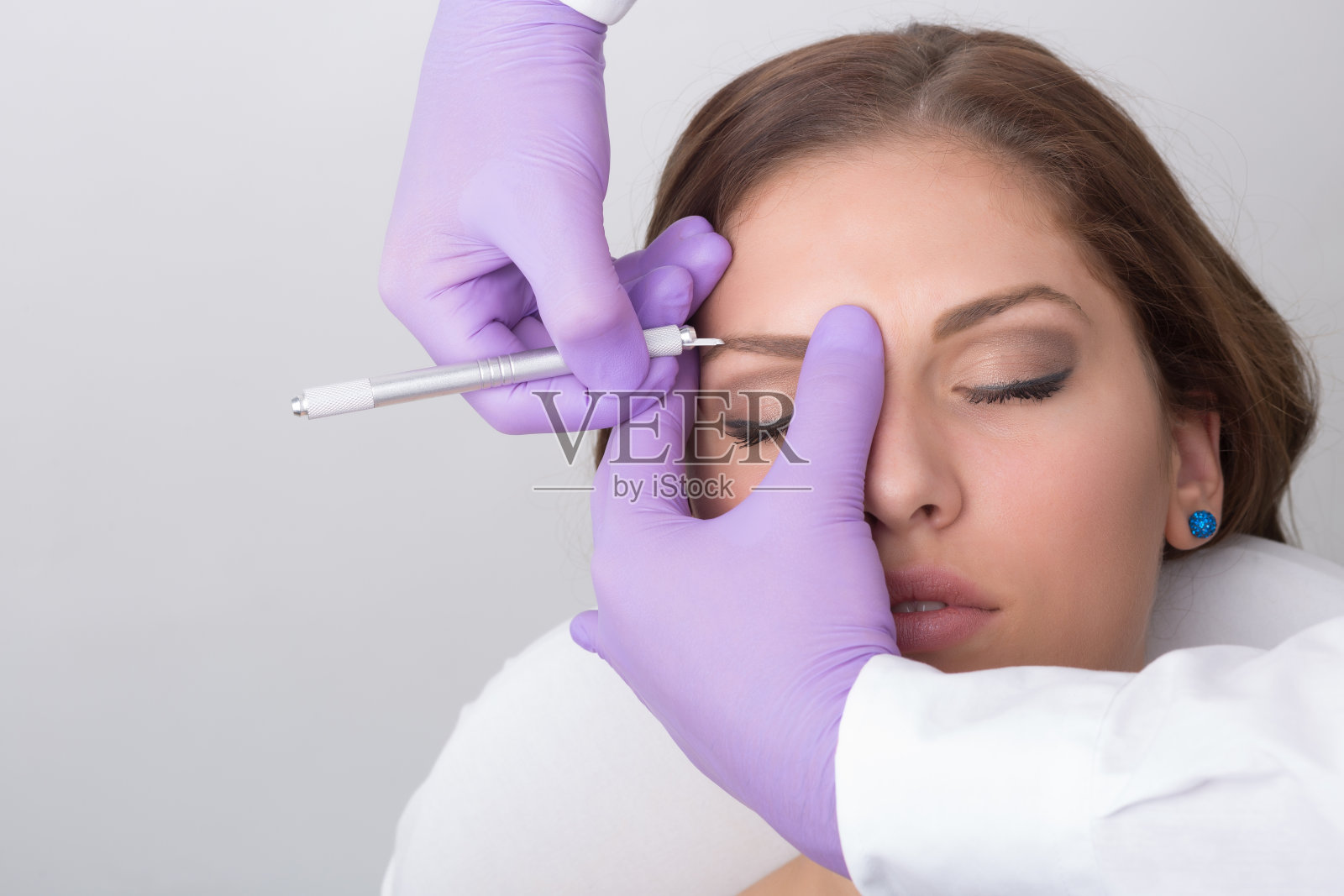 日本画眉法照片摄影图片