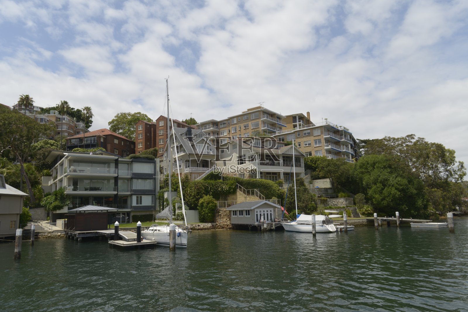 海滨住宅悉尼港照片摄影图片