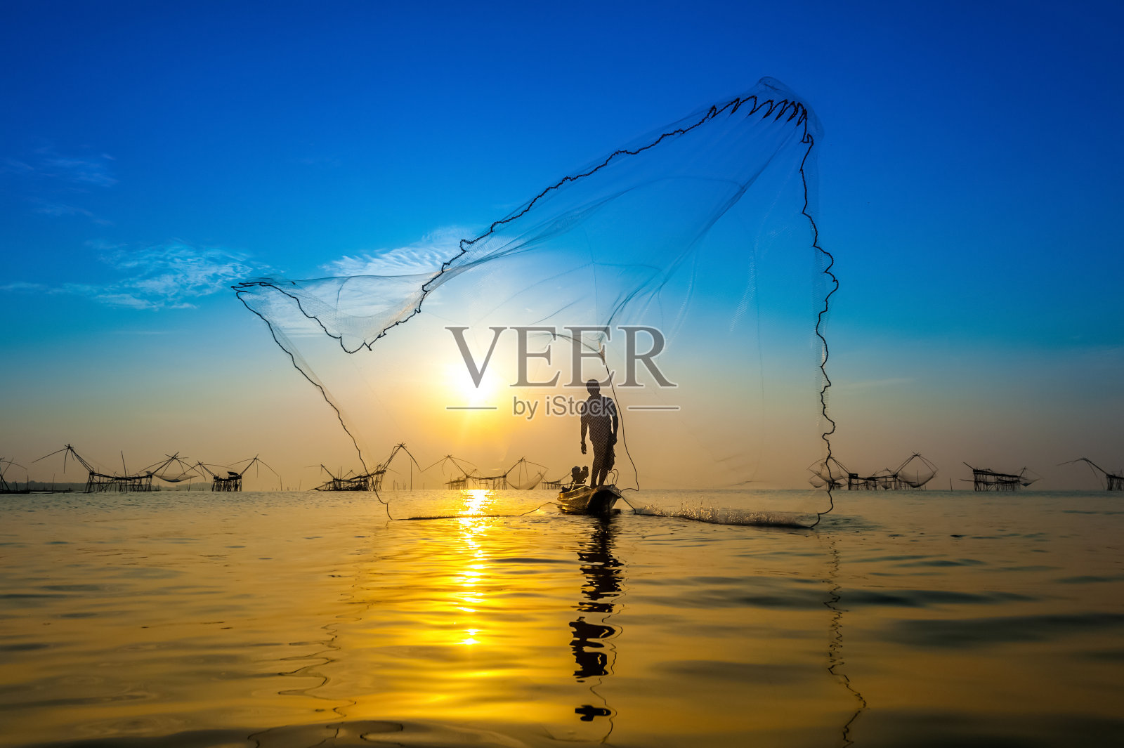 把渔网照片摄影图片