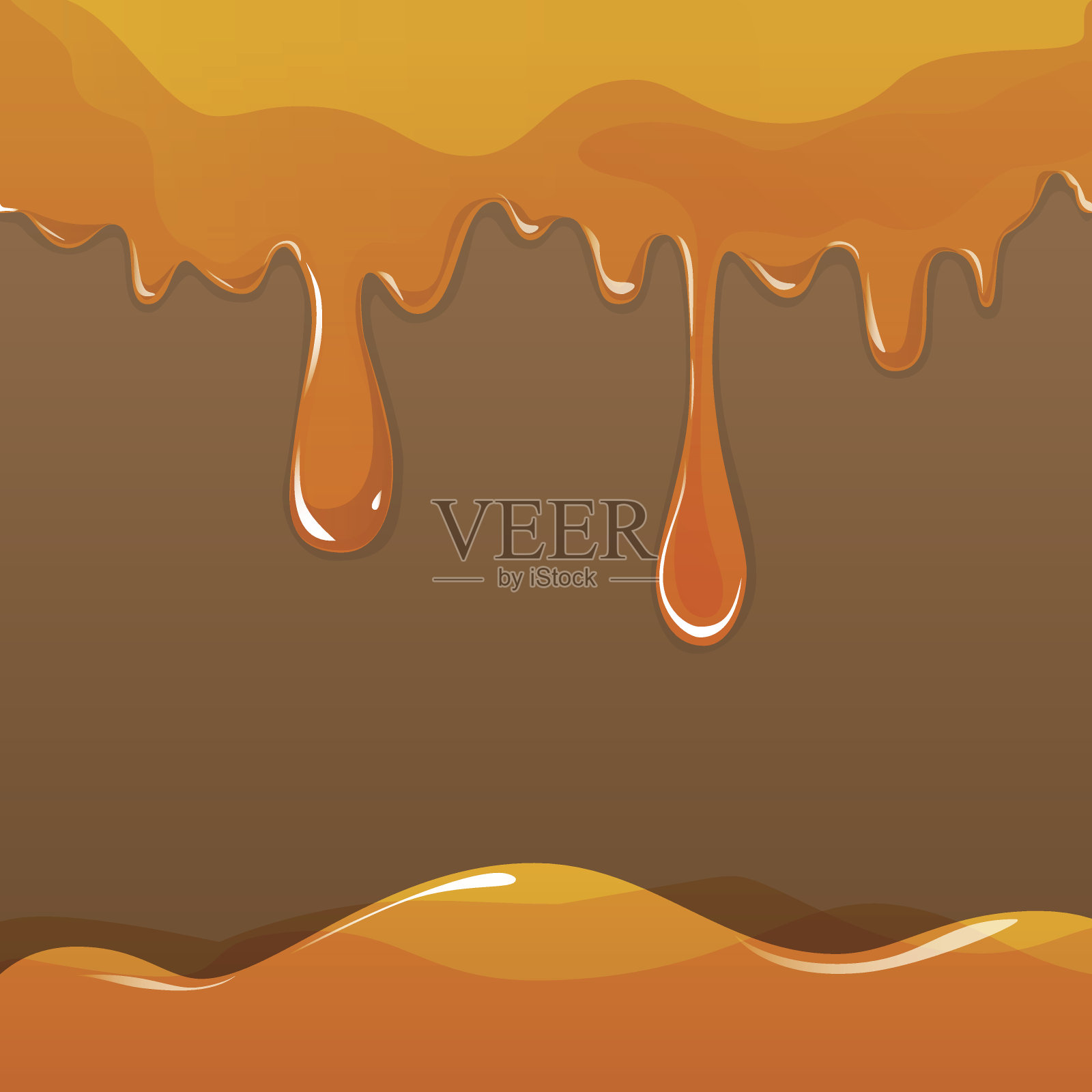 甜蜜滴无缝矢量插画图片素材