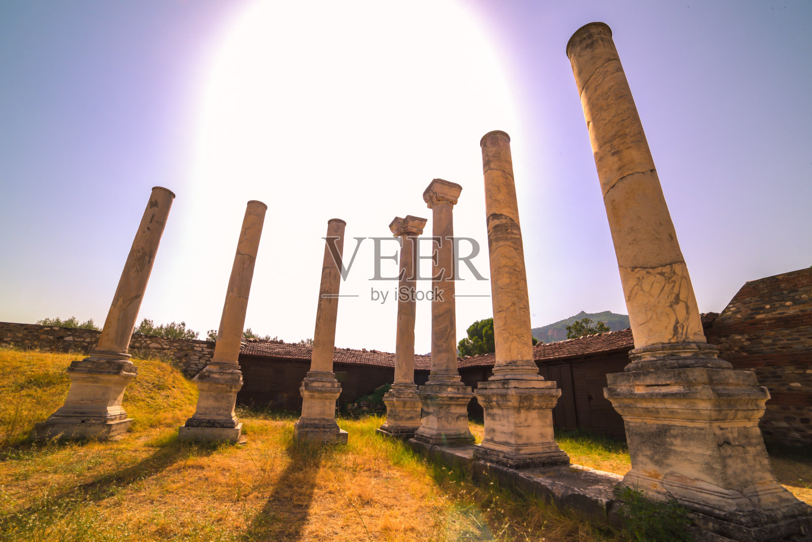 萨迪斯古城遗址照片摄影图片