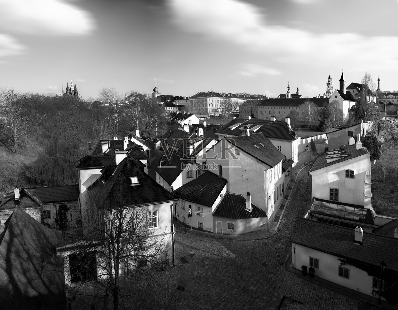 Novy Svet，布拉格，捷克共和国照片摄影图片