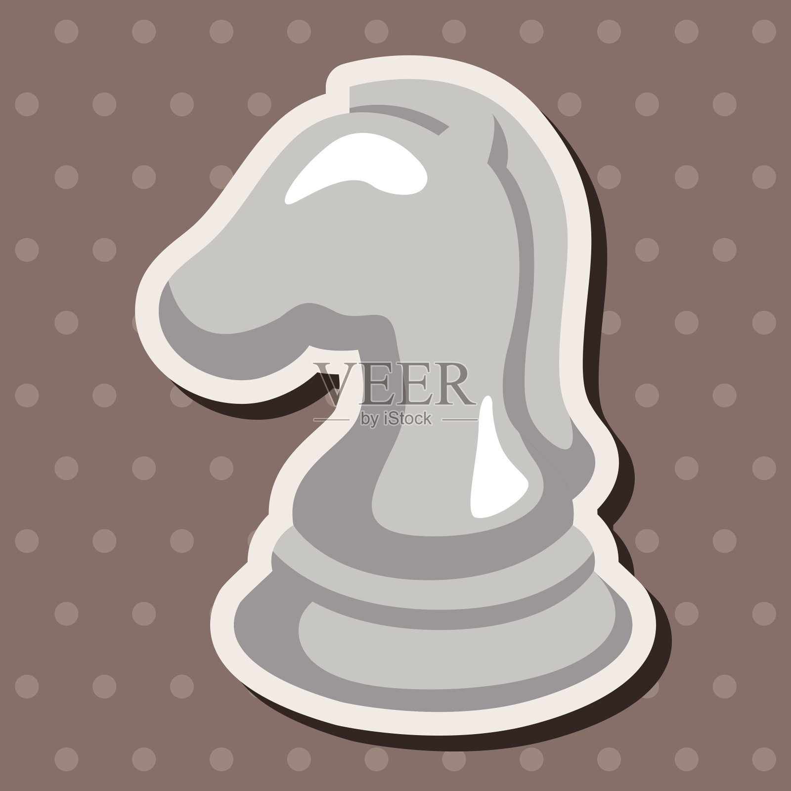 国际象棋的主题元素插画图片素材