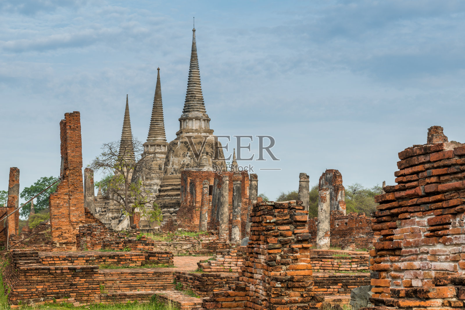 泰国大城府佛寺照片摄影图片