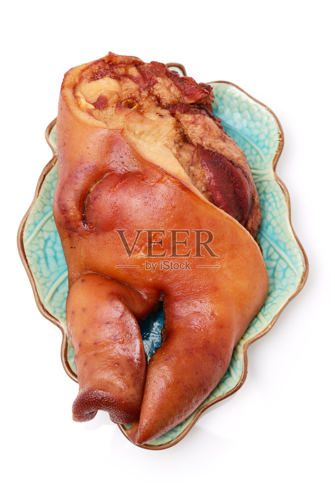 煮了猪的脸照片摄影图片