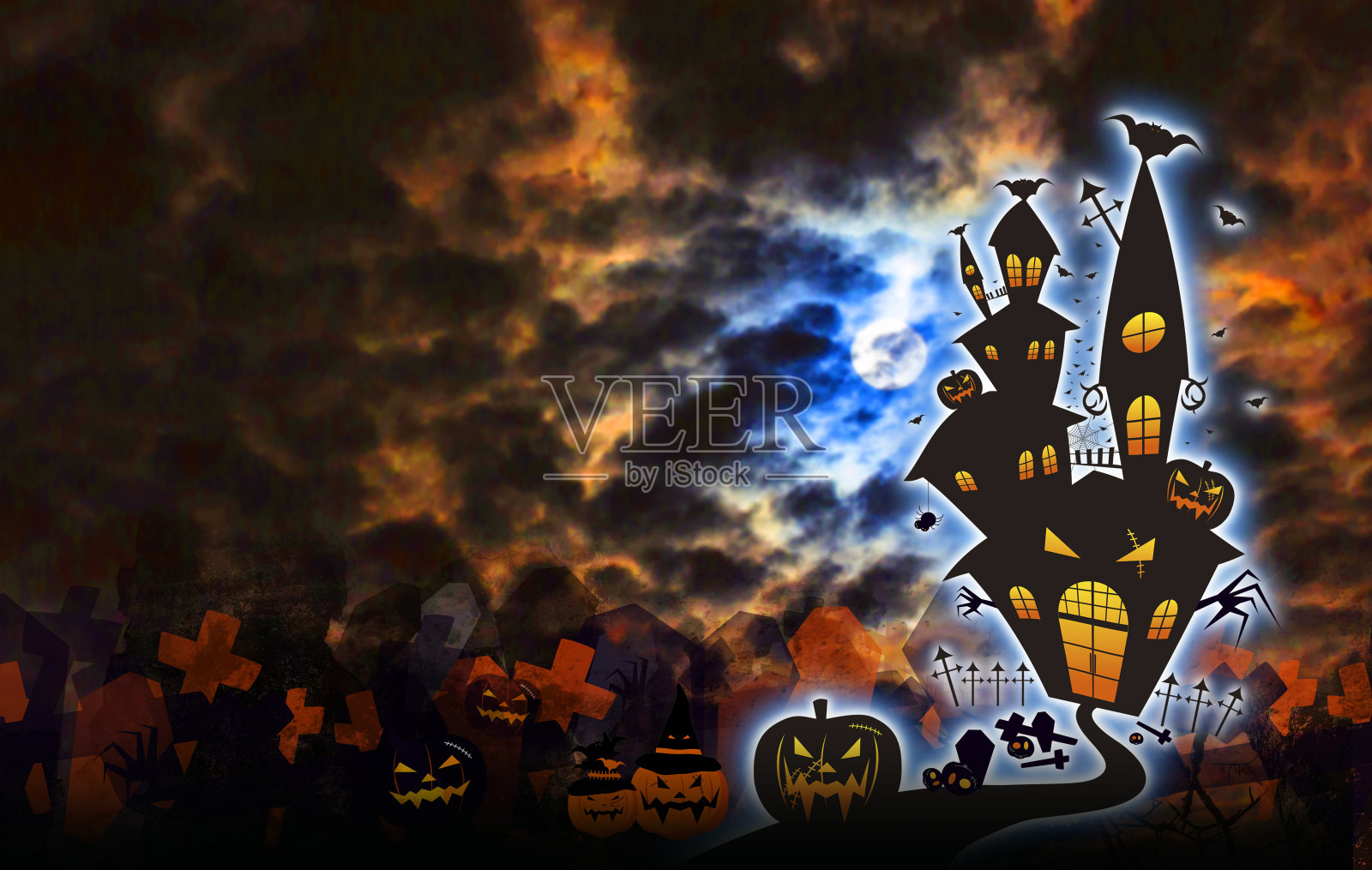 万圣节的背景照片摄影图片