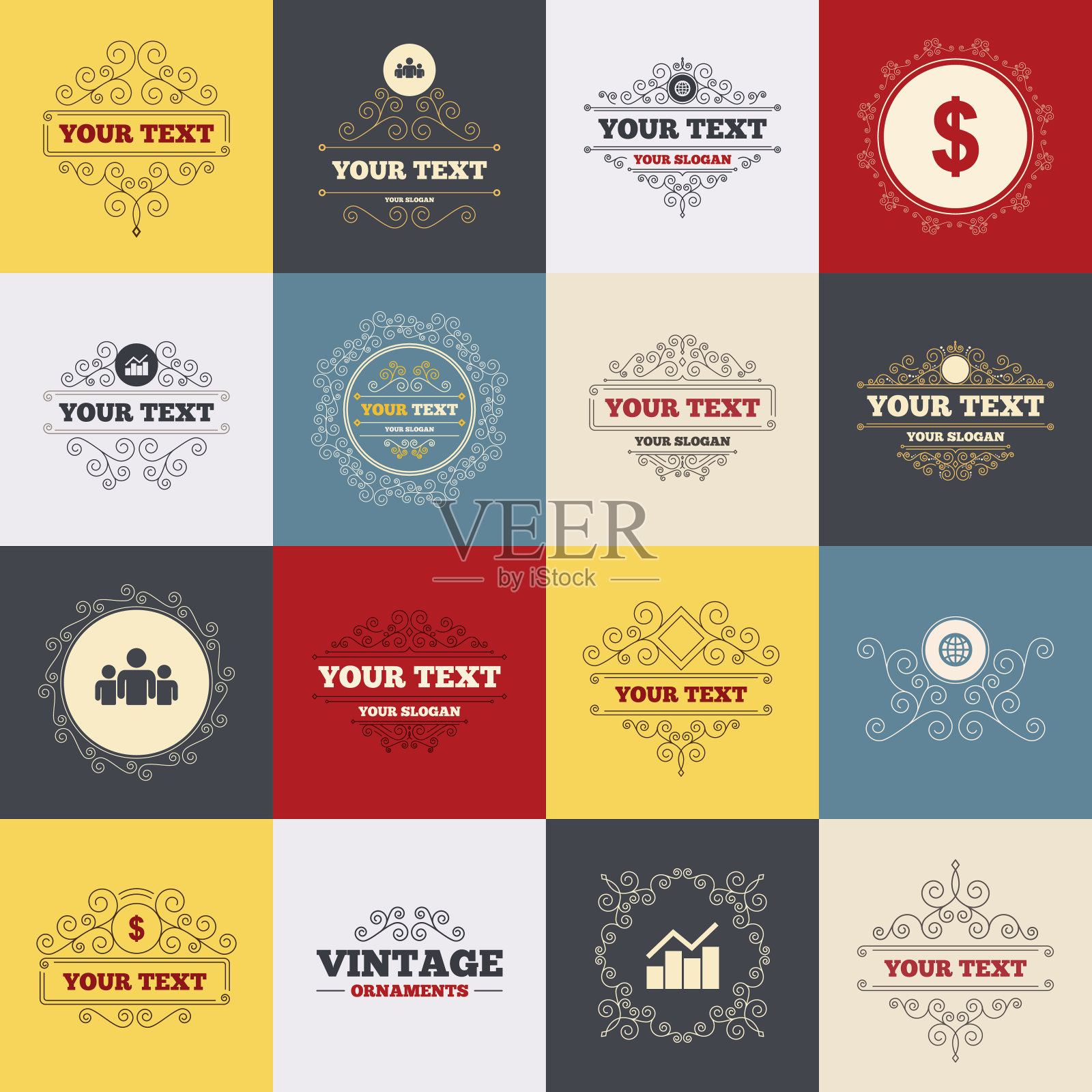 业务的迹象。图形图表和全球图标图标素材