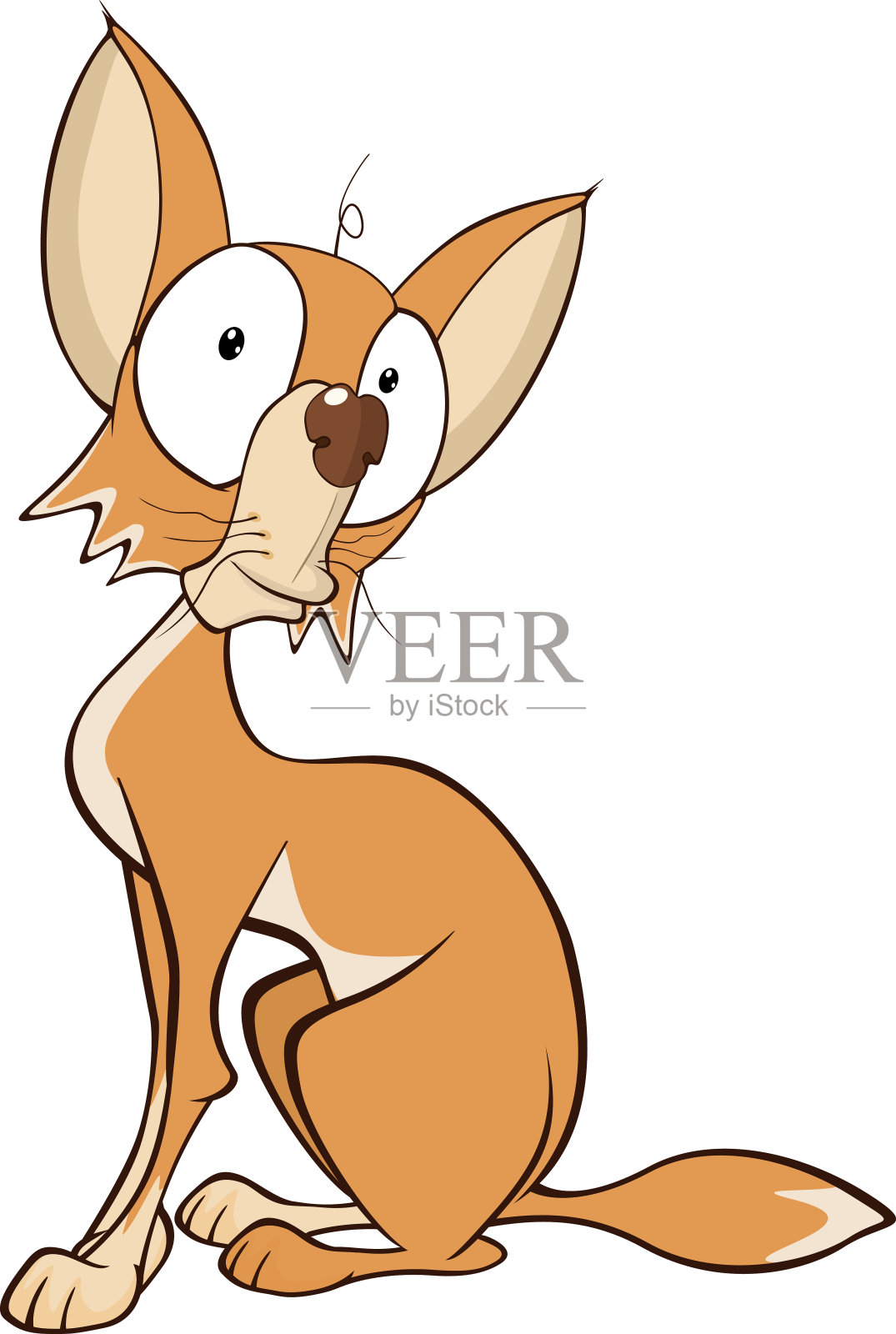 插图可爱的猫卡通设计元素图片