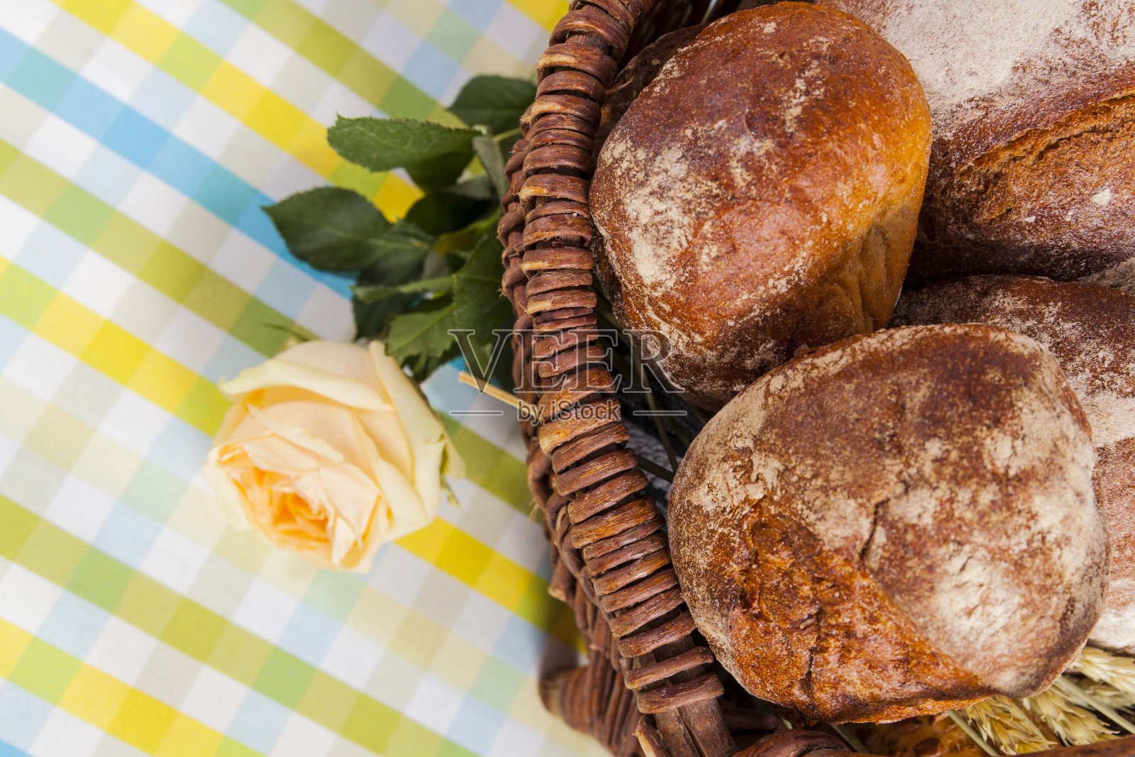 健康面包静物照片摄影图片