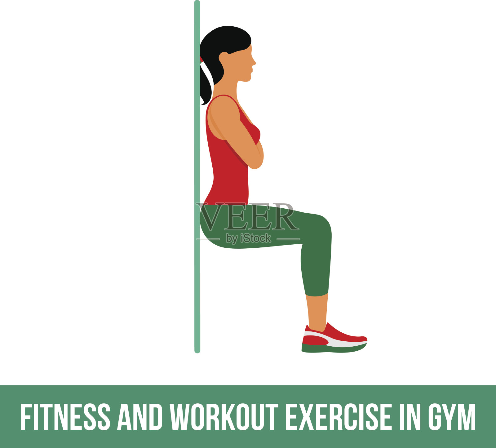 有氧图标。全彩色19插画图片素材