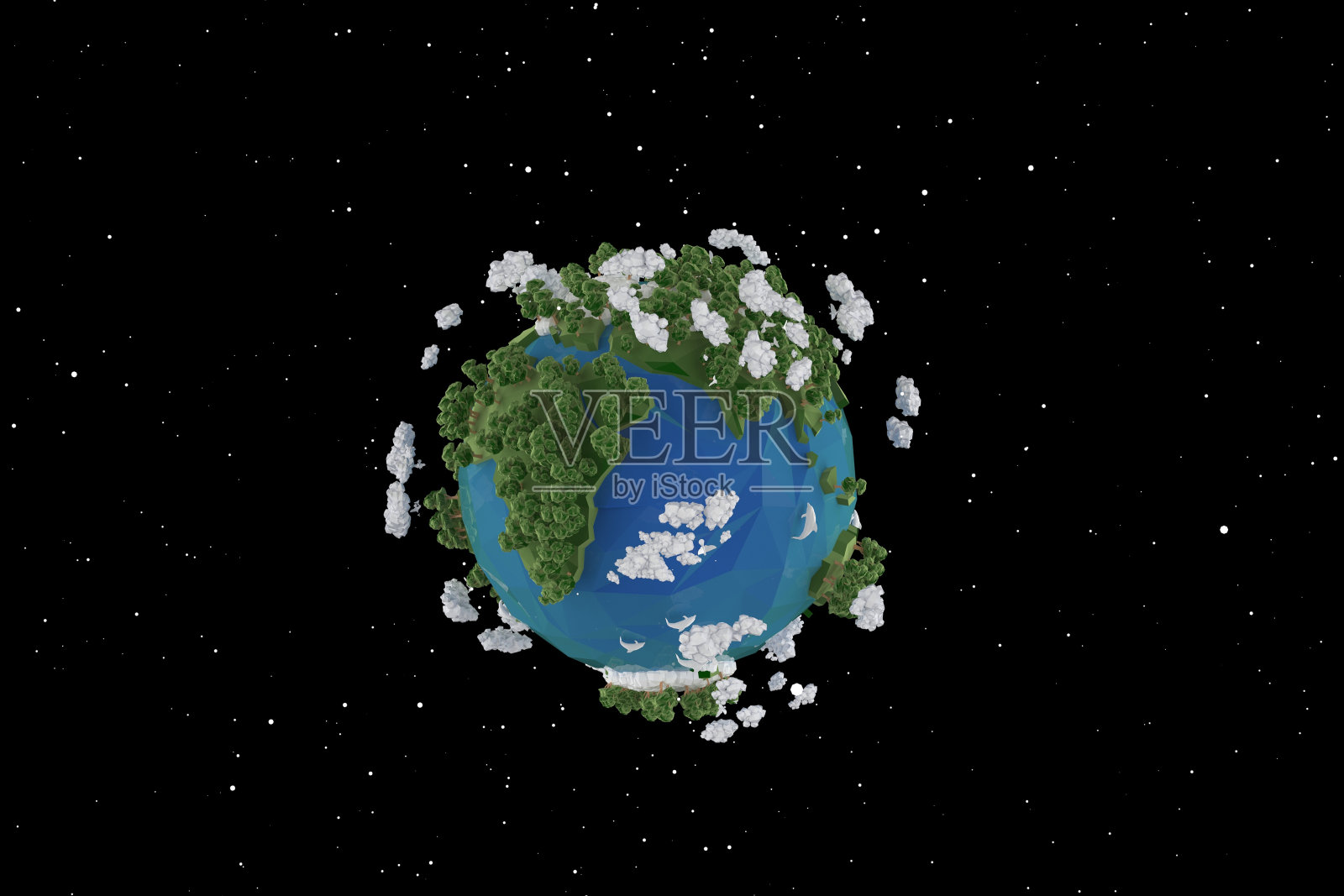 3D渲染背景地球在空间照片摄影图片