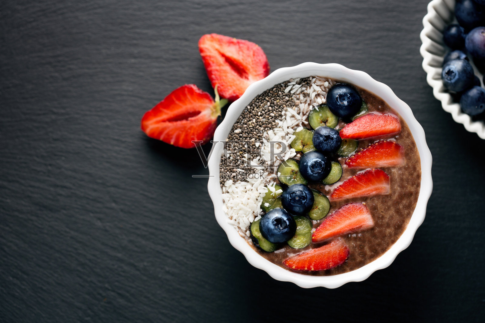 贾巧克力布丁照片摄影图片