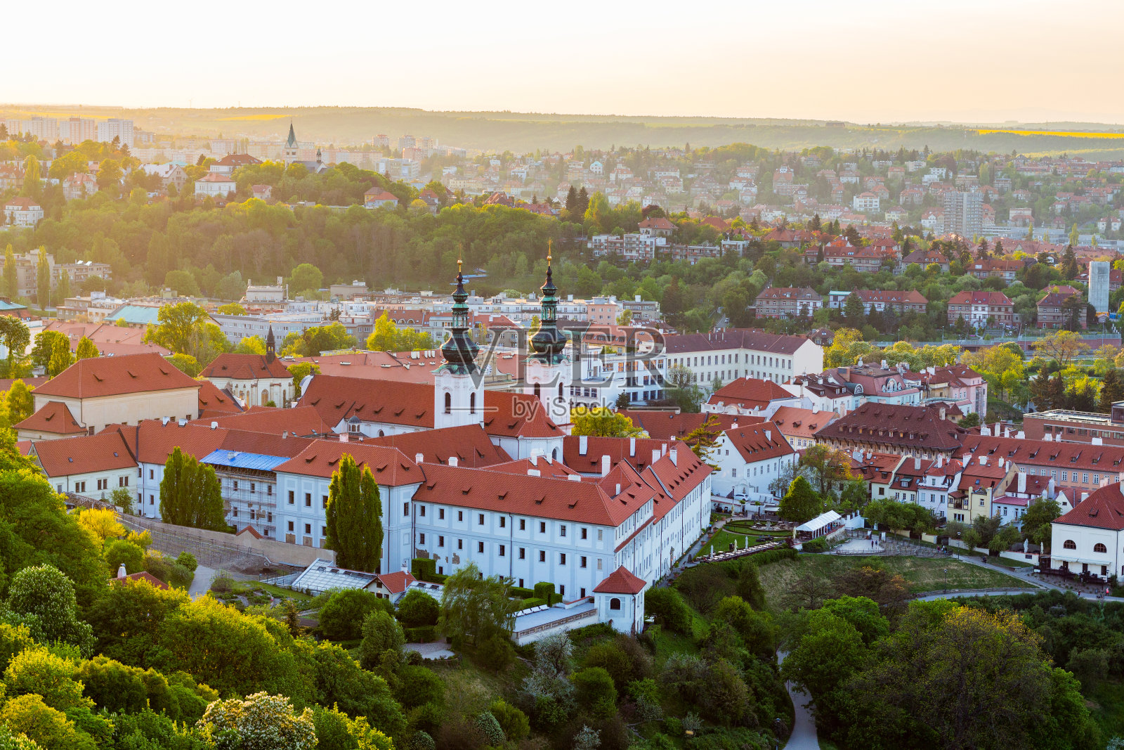 捷克共和国布拉格的斯特拉霍夫修道院照片摄影图片