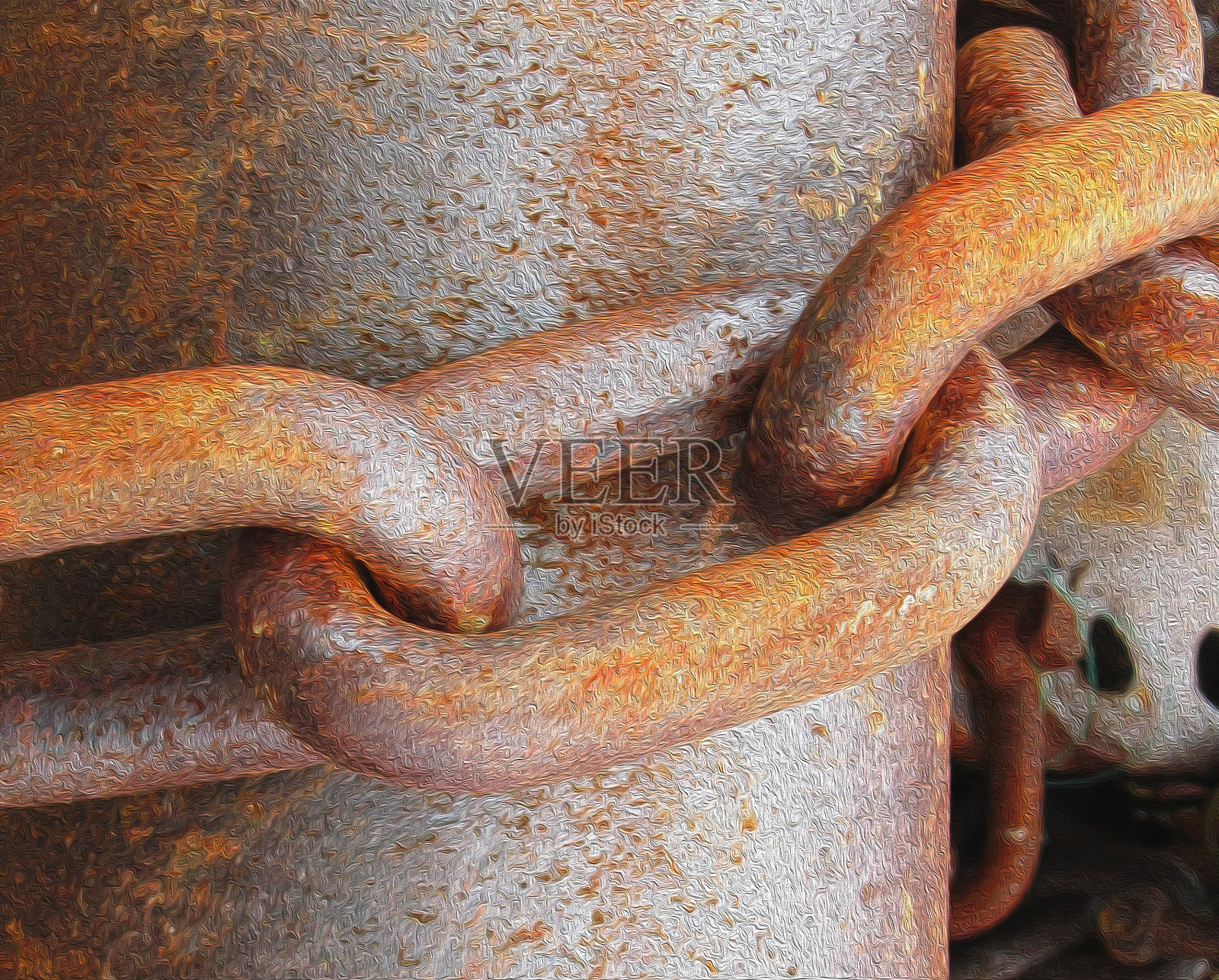 生锈的链照片摄影图片