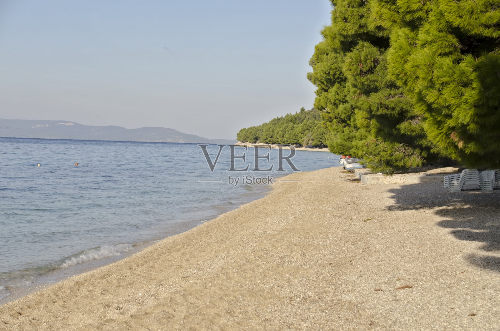 美丽的地中海海滩图皮，克罗地亚照片摄影图片