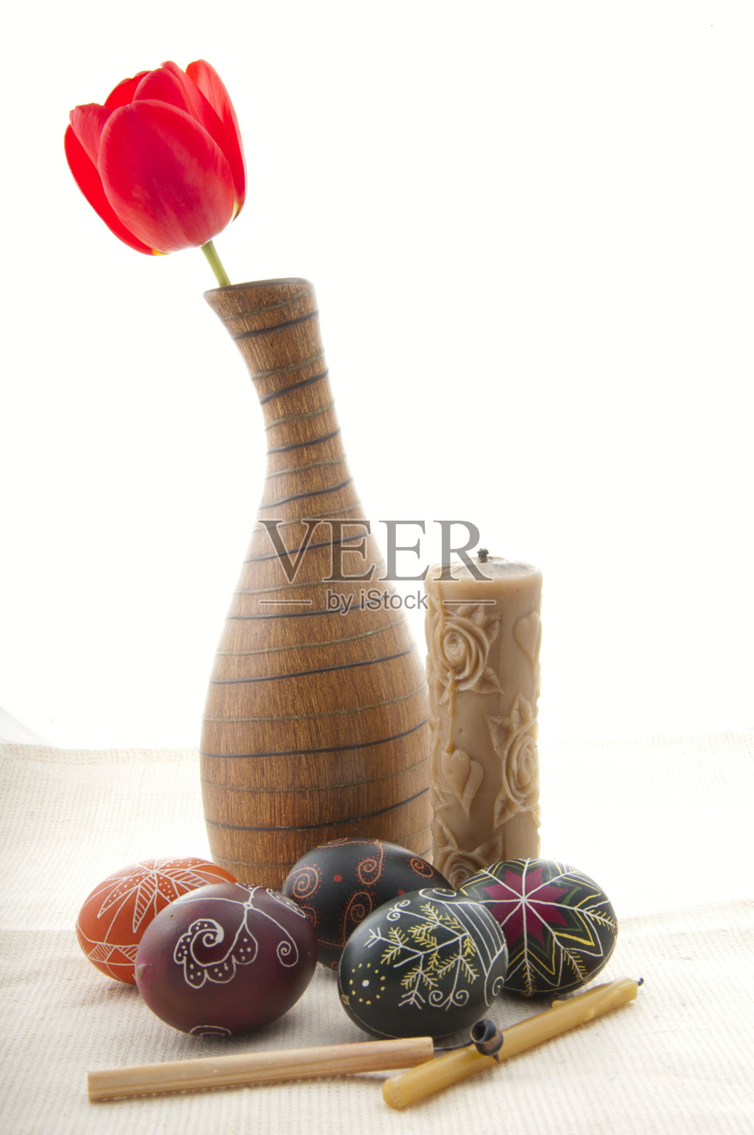 为复活节画彩蛋照片摄影图片