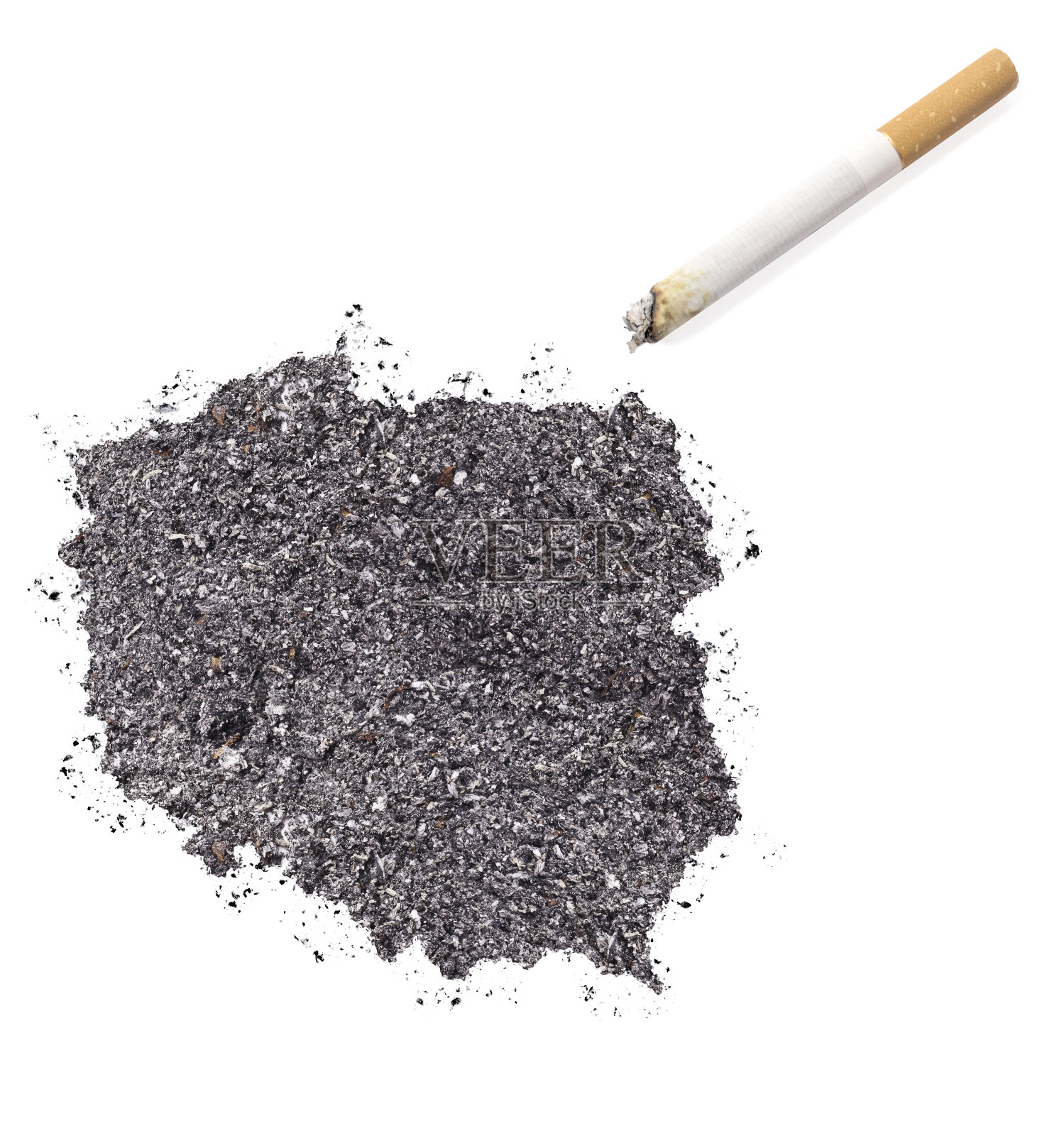 波兰形烟灰和香烟(系列)照片摄影图片