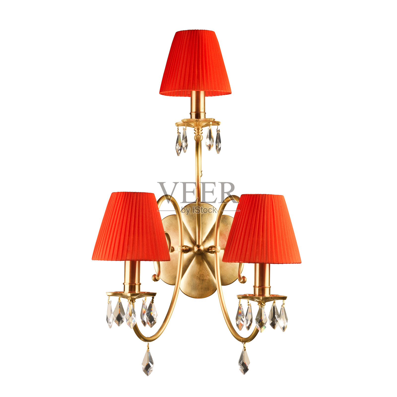 复古壁灯孤立在白色照片摄影图片