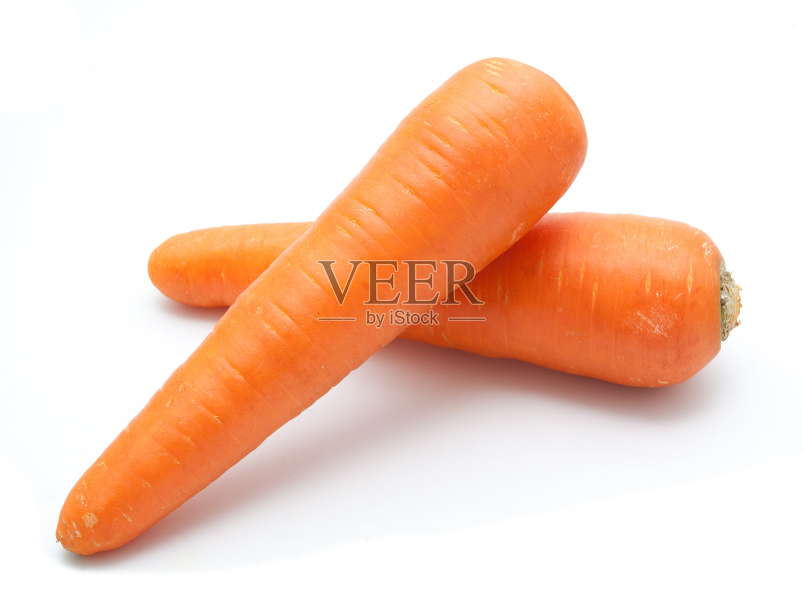 孤立在白色背景上的胡萝卜照片摄影图片