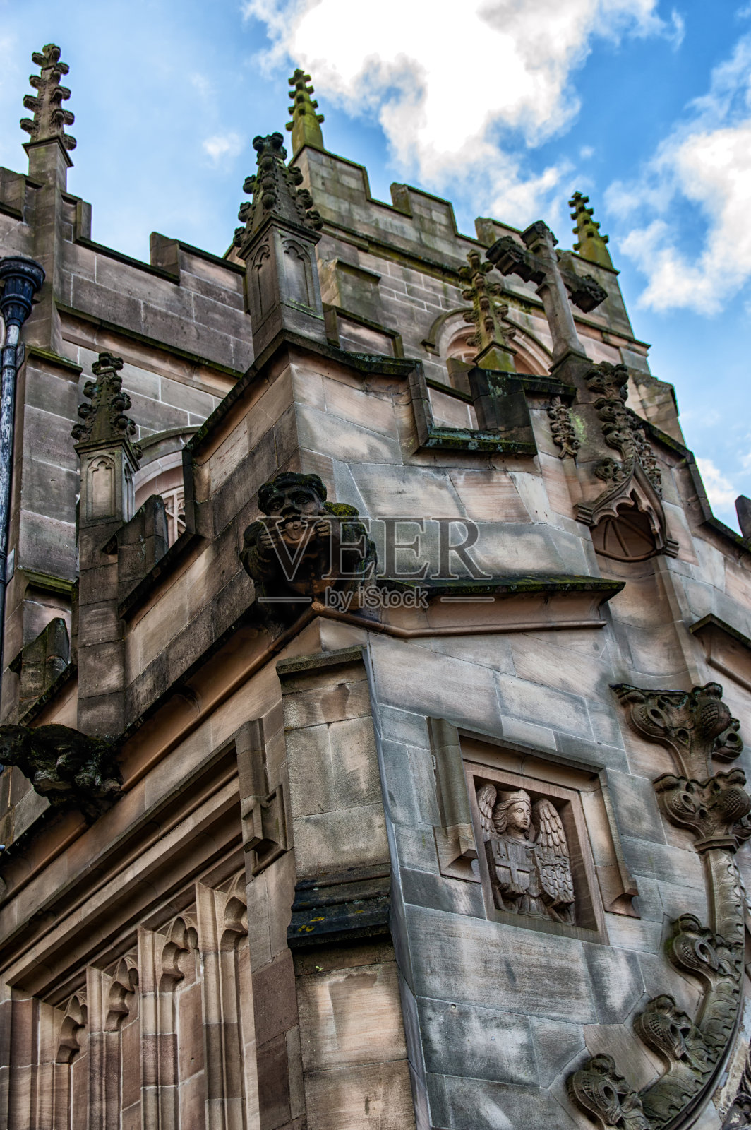 埃文河畔斯特拉特福德撒克逊教堂照片摄影图片