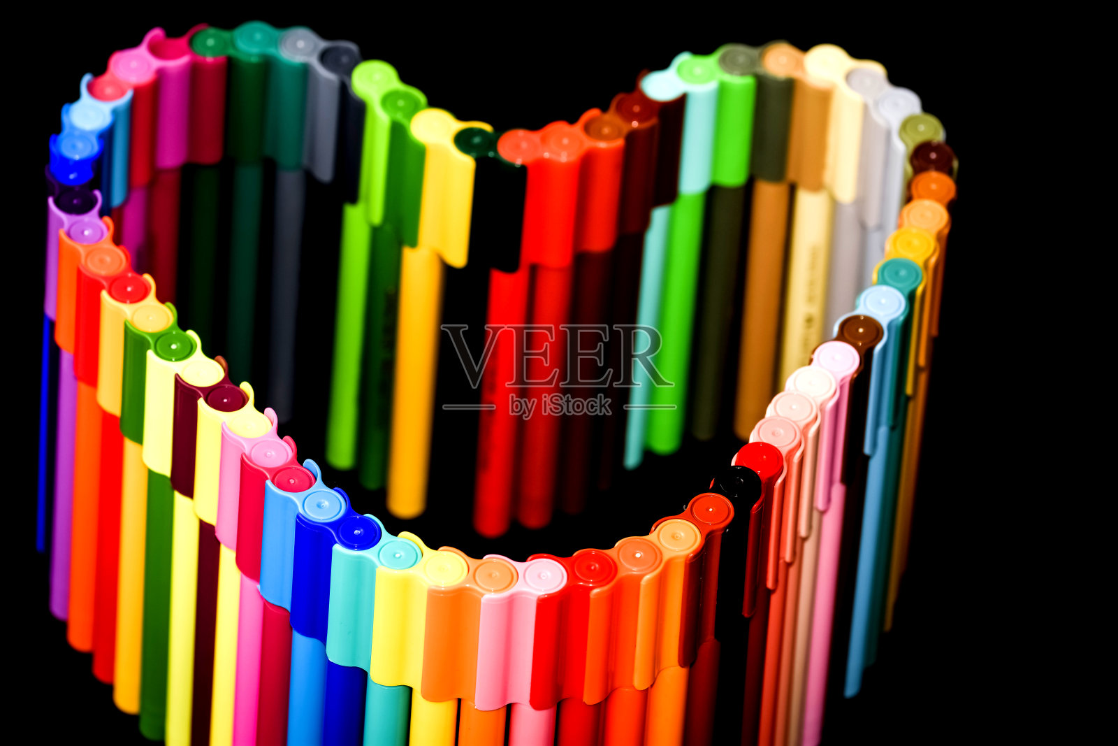 颜色的笔照片摄影图片