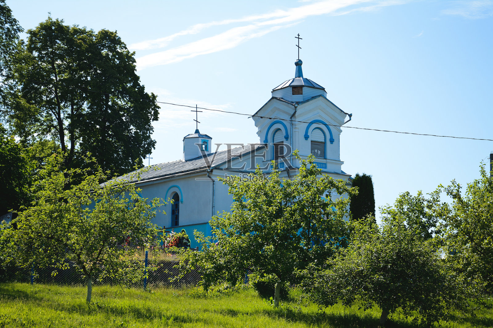 俄罗斯老教堂照片摄影图片