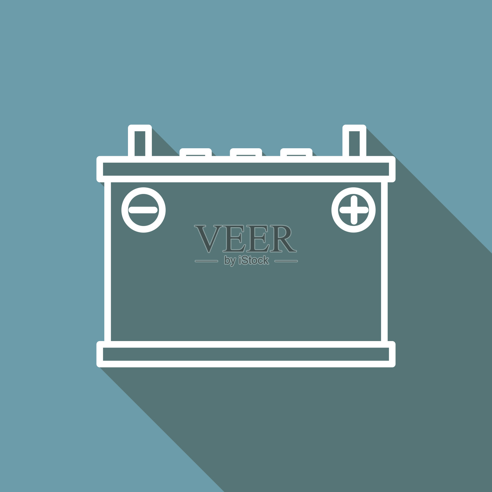 图标的蓄电池设计元素图片