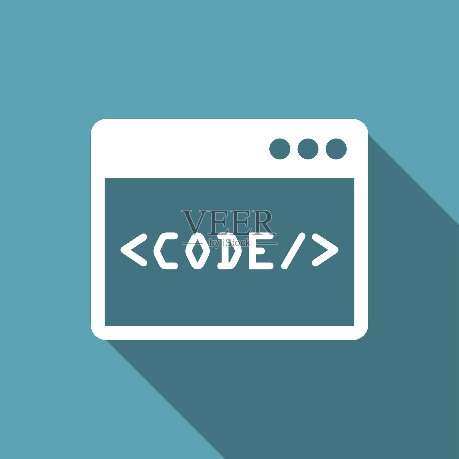 代码窗口图标插画图片素材