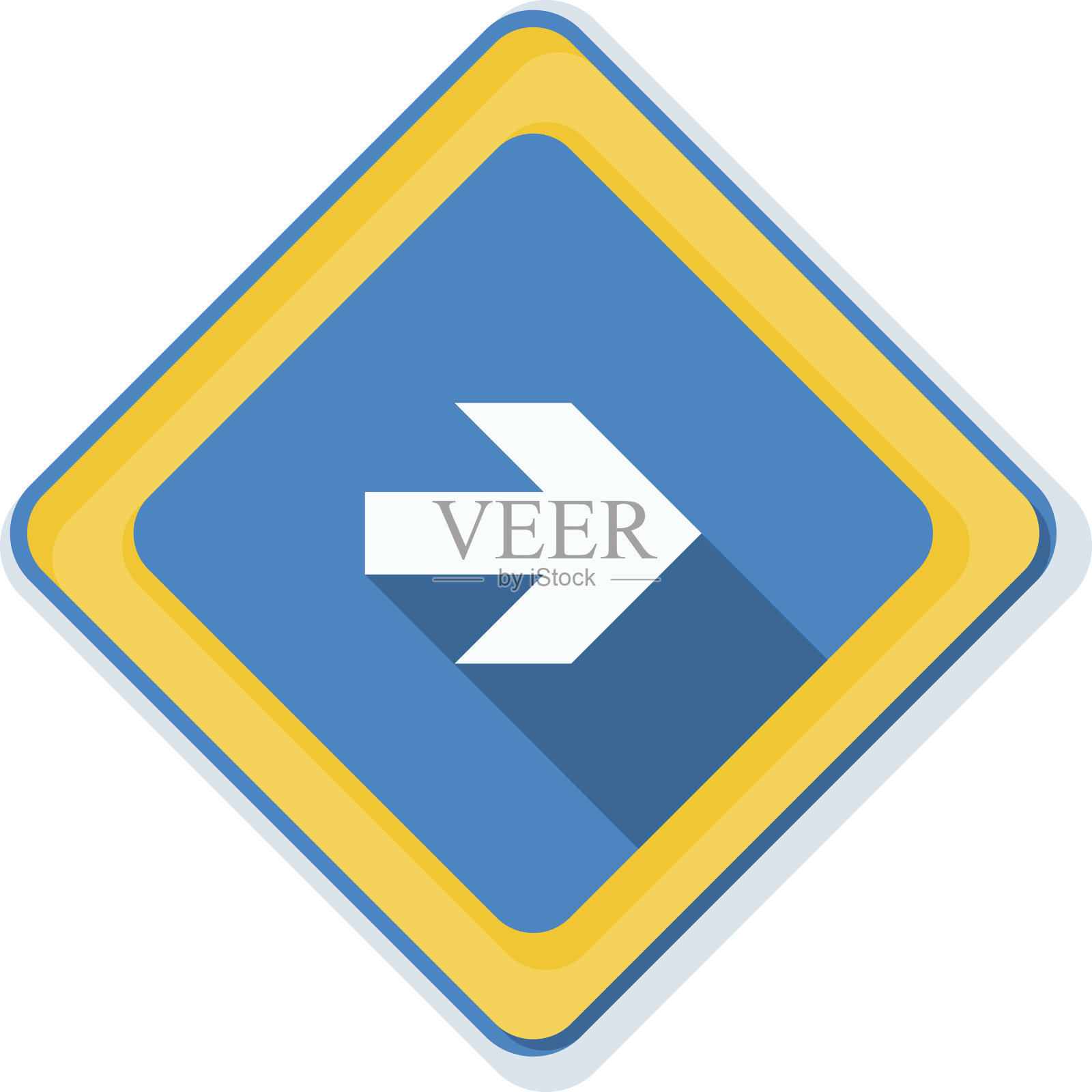 右箭头符号说明设计元素图片