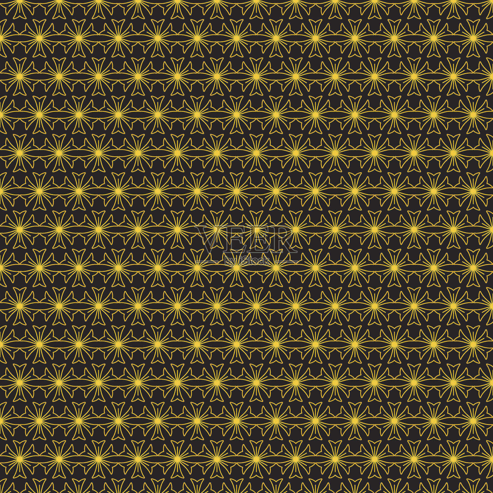 花卉无缝模式插画图片素材