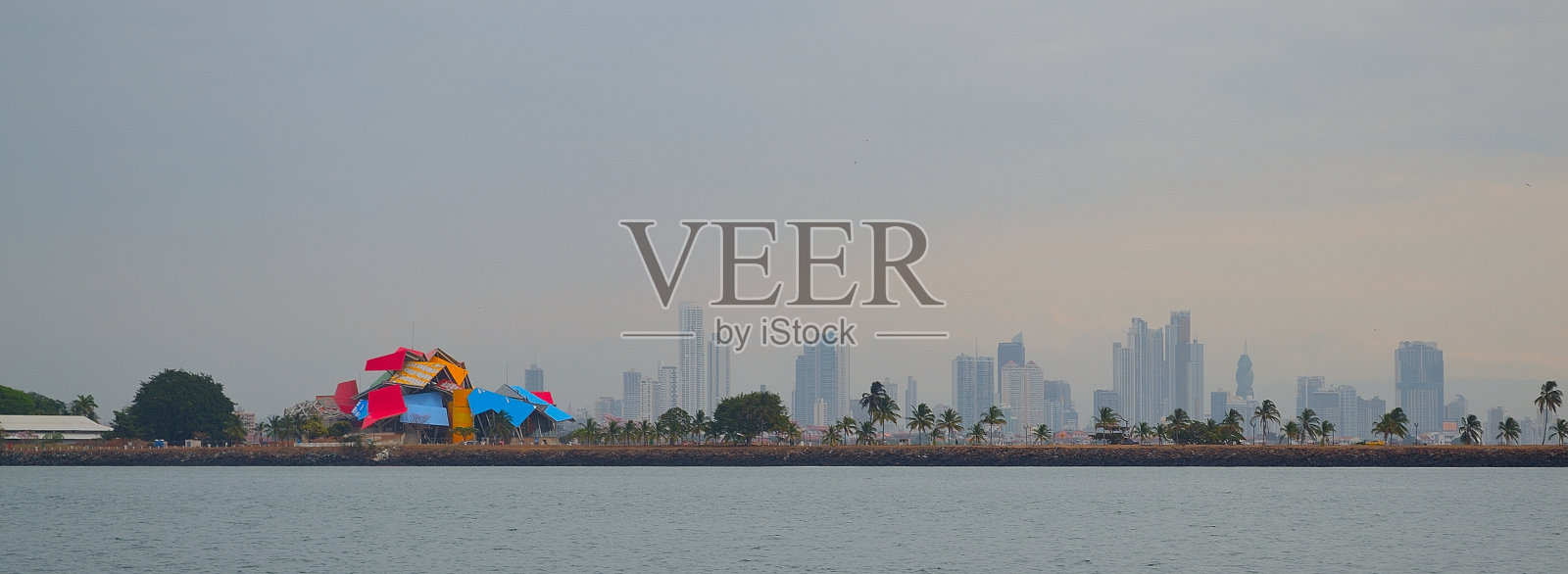 巴拿马城的全景图照片摄影图片