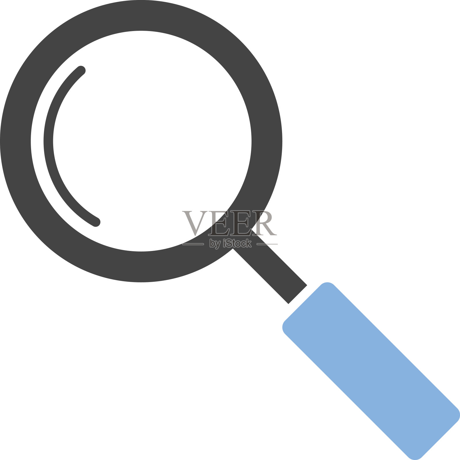 放大镜插画图片素材