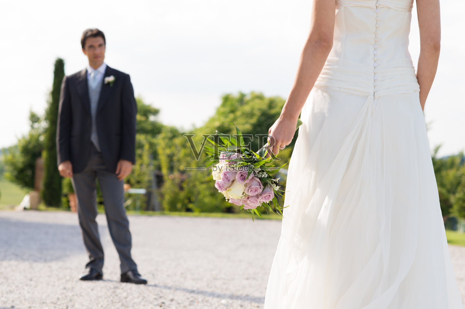 新婚夫妇照片摄影图片