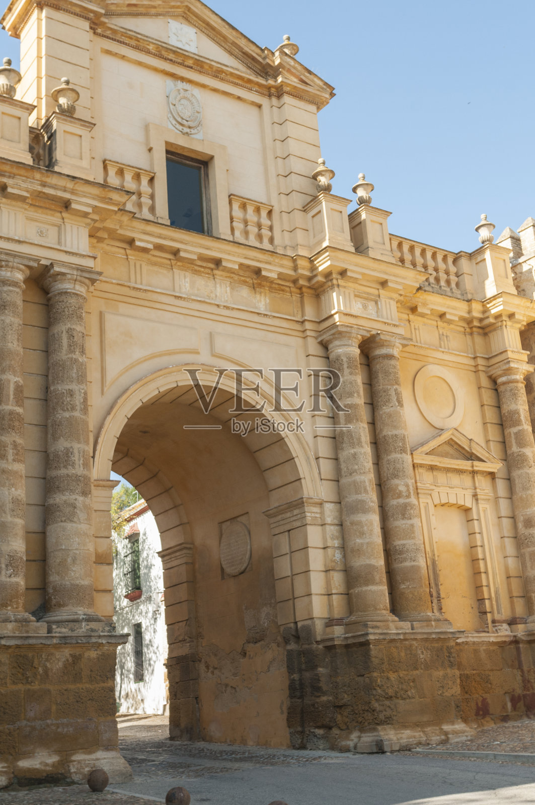 卡莫纳历史中心的细节照片摄影图片