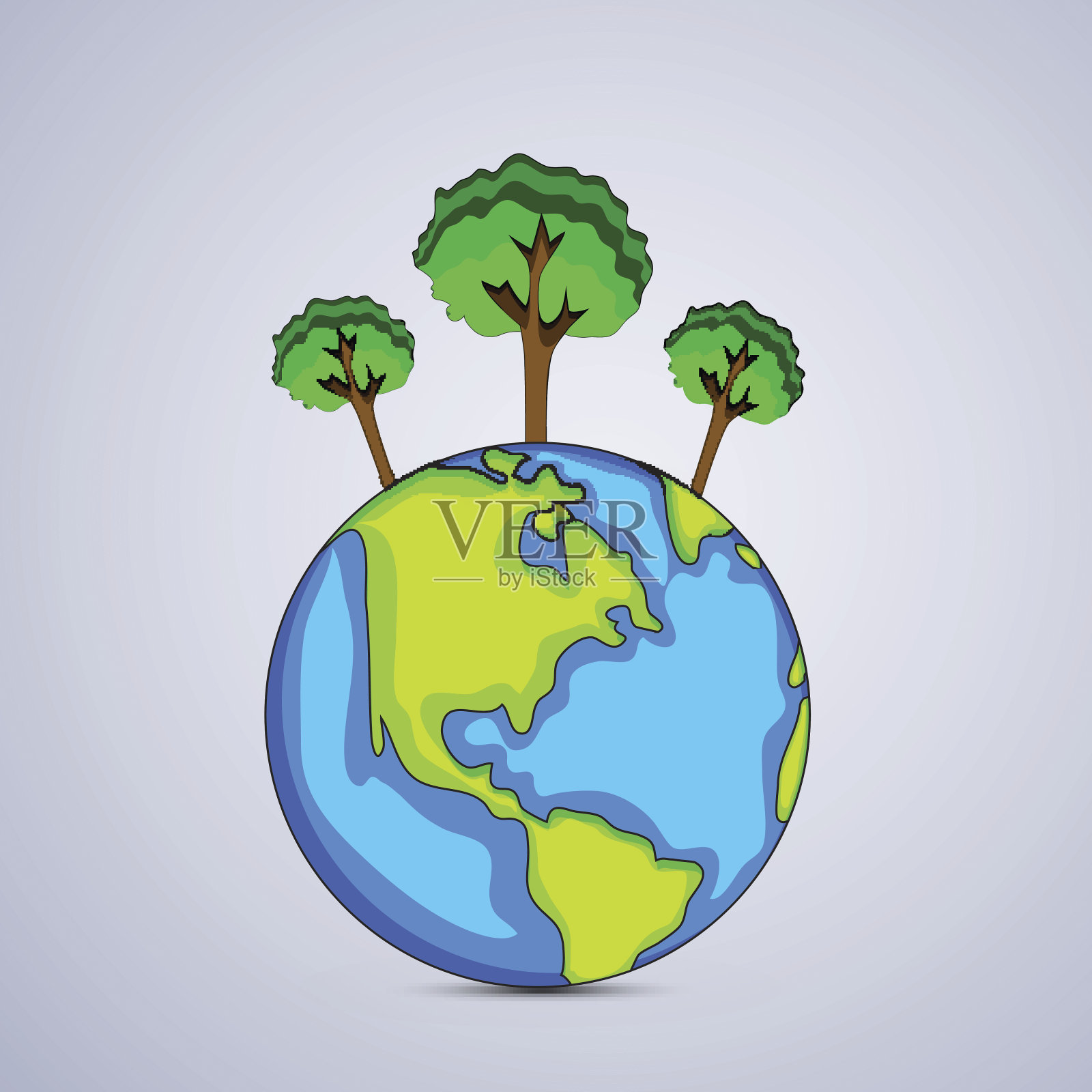 世界水日背景插画图片素材