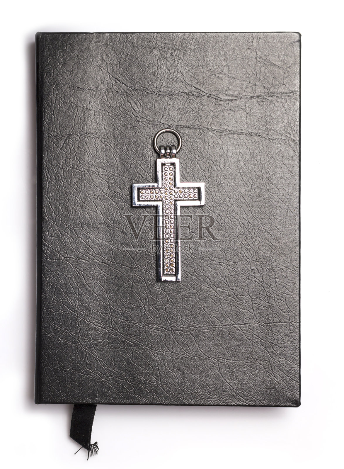 黑名册上的十字架照片摄影图片