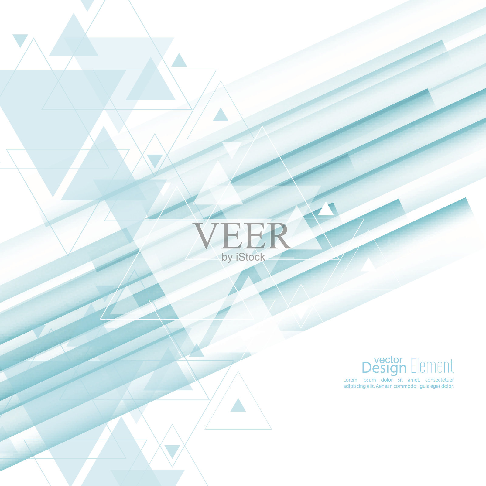 抽象背景与蓝色条纹插画图片素材