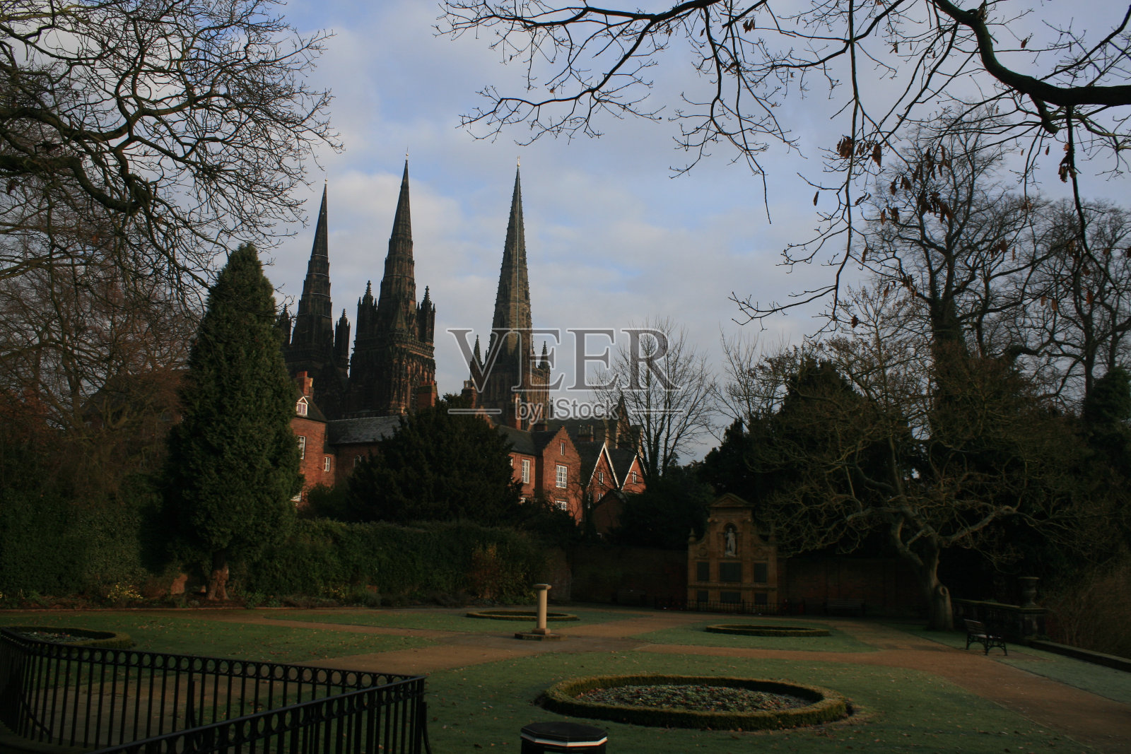 利奇菲尔德教堂照片摄影图片