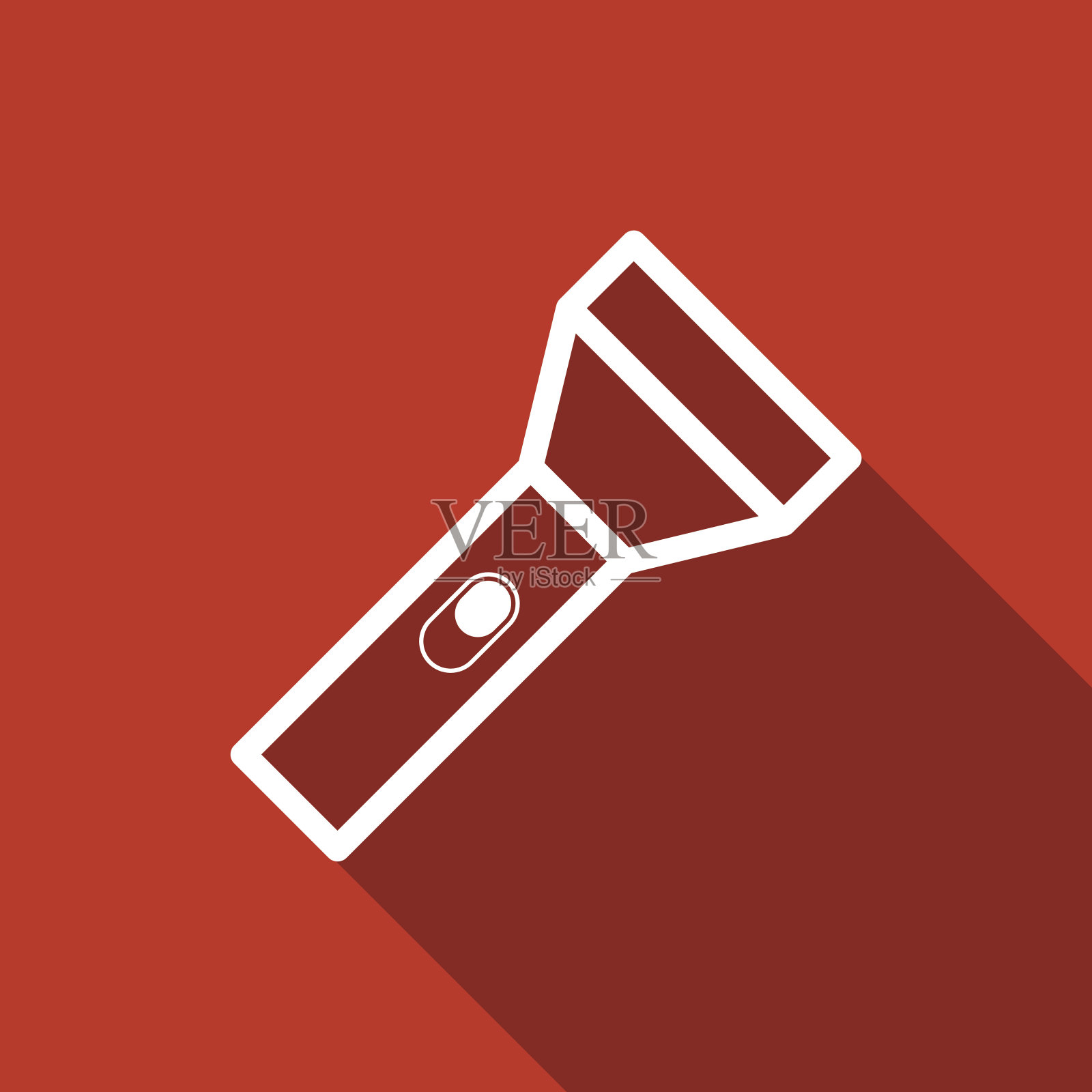 手电筒图标设计元素图片