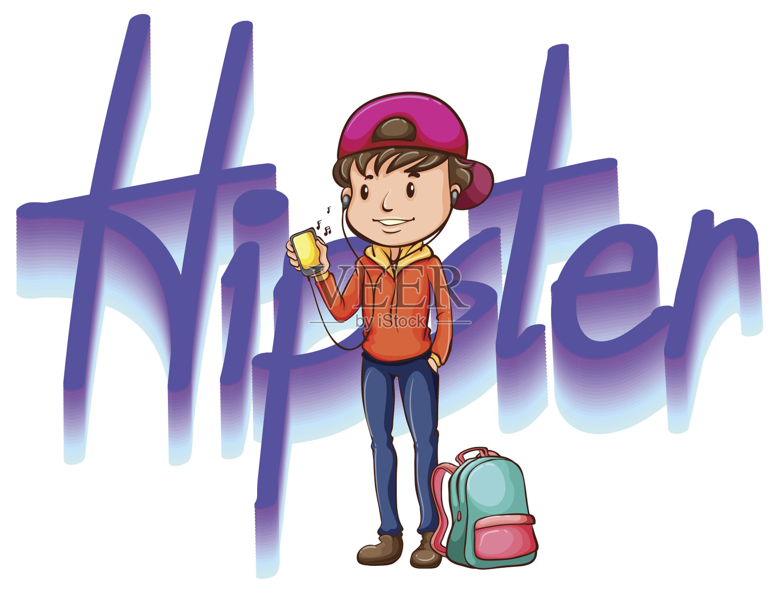 墙上的时髦喷涂设计元素图片